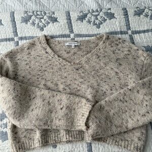 Beige Speckled Women's Sweater